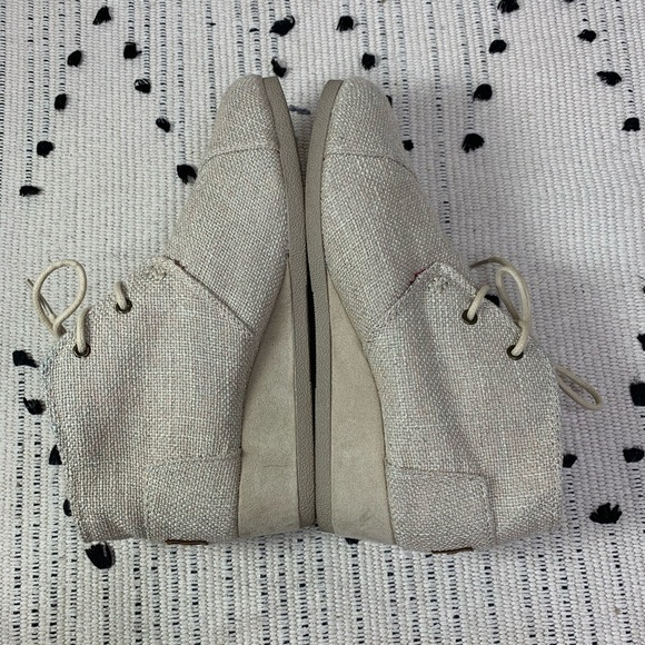 Toms Desert Wedge Tan Metallic Boot - Picture 4 of 10